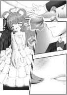 artist:toma2ruru character:irina character:pawnii_chan manga wedding wedding_dress // 858x1200 // 462KB