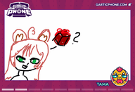artist:tama character:irina christmas christmas_present gartic_phone sketch speech_bubble // 770x525 // 68KB