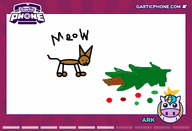artist:ark character:daisy_(cat) christmas christmas_tree gartic_phone sketch star // 770x525 // 54KB