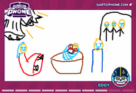 artist:edgy baby baby_irina character:irina christmas gartic_phone sketch uoh // 770x525 // 69KB