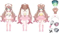 artist:swallkoi official_model reference_sheet // 1920x1080 // 328KB