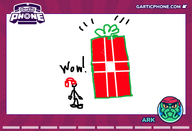 artist:ark character:irina christmas christmas_present ear_muffs gartic_phone sketch // 770x525 // 56KB