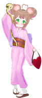2025 artist:funkydealer flat_chest fullbody heart new_years snake standing yukata // 1929x4482 // 2.9MB
