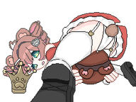 artist:val_aconite bed butt character:irina crown panties pawnii_chan_plush princess_outfit // 256x192 // 12KB