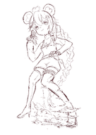 artist:sheetsheets braids gun sketch // 2480x3508 // 1.8MB