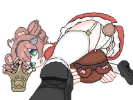 artist:val_aconite bed butt character:irina crown panties pawnii_chan_plush princess_outfit // 256x192 // 12KB