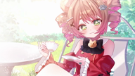 animated artist:haruta_makiko character:irina official_art princess_outfit sunny tea twin_drills // 1920x1080, 16s // 2.9MB