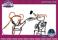 artist:edgy character:irina character:pawnii_chan christmas coal flat_chest gartic_phone sketch throwing // 770x525 // 75KB