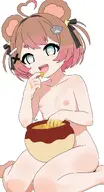 artist:rgd_artistic character:irina honey honeypot licking nude short_hair small_chest suggestive_fluid thighs tongue_out // 1300x2400 // 232KB