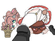 artist:val_aconite bed butt character:irina crown panties pawnii_chan_plush princess_outfit // 256x192 // 12KB