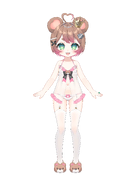 crown official_model panties princess_outfit short_hair sleepwear // 4600x6400 // 3.5MB